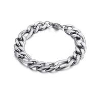 Men's Polished Irregular Buckle Link Bracelet
