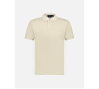 Men's Polo Ralph Lauren Custom Slim Fit Mesh Polo Shirt in Natural - Cream