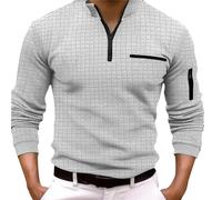 Men's Polo Shirt Short Sleeve Cotton Golf Tennis T-Shirt with Special Plaid Design Mens Shirts Casual Stylish Sales Clearance Golf Clothing for Men Blouses