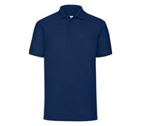 Mens Polo Shirt Short Sleeve Plain Casual 65/35 Work Wear Top Fruit Of The Loom