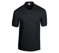 Mens Polo Shirt Short Sleeve Plain Collar Top Gildan DryBlend Cotton Polyester
