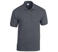 Mens Polo Shirt Short Sleeve Plain Collar Top Gildan DryBlend Cotton Polyester