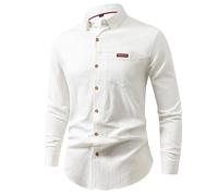Men's Polo Shirt Slim Fit Turtleneck Sweater Pullover Like Satin Non Iron Shirts Long Sleeve Vintage Striped Golf Shirt Men Stretch Sweatshirt Breathable Golf Polo Collar White