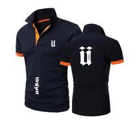 Mens Polo Shirts Collision Color Activewear for U.n.k.u.t Collared Half Sportstyle Graphic T-Shirt Casual Short Sleeve Rugby Tee Top Clothes-SLanS+ChengS||3X_l
