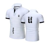 Mens Polo Shirts Collision Color Activewear for U.n.k.u.t Collared Half Sportstyle Graphic T-Shirt Casual Short Sleeve Rugby Tee Top Clothes-BaiS||4X_l