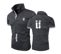 Mens Polo Shirts Collision Color Activewear for U.n.k.u.t Collared Half Sportstyle Graphic T-Shirt Casual Short Sleeve Rugby Tee Top Clothes-SHS||s