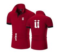 Mens Polo Shirts Collision Color Activewear for U.n.k.u.t Collared Half Sportstyle Graphic T-Shirt Casual Short Sleeve Rugby Tee Top Clothes-JHS||3X_l