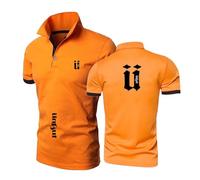 Mens Polo Shirts Collision Color Activewear for U.n.k.u.t Collared Half Sportstyle Graphic T-Shirt Casual Short Sleeve Rugby Tee Top Clothes-ChengS||m