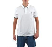 Men's Polo U.S. Polo Assn. King 67355 White with logo PE24