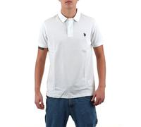 Men's Polo U.S. Polo Assn. King 67355 White with logo PE24