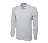 Men's Polo Uneek Unisex Custom Fit Cotton Polo Shirt Top T-Shirt Long Sleeve
