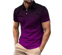 Mens Polos Shirts Short Sleeve UK Sale Clearance Solid Color Golf Shirts Work T Shirts Slim Fit Summer Sports Tee Plain Casual Tops Breathable Turn-Down Collar Shirts for Adult S-4XL