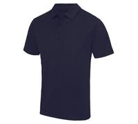 Mens Polyester Polo Shirt Short Sleeve Lightweight Quick Dry Collared T Shirts