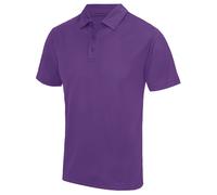 Mens Polyester Polo Shirt Short Sleeve Lightweight Quick Dry Collared T Shirts