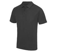 Mens Polyester Polo Shirt Short Sleeve Lightweight Quick Dry Collared T Shirts