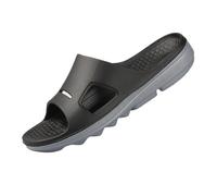 Mens Pool Shoes Shower Slides Anti Slip Bathroom Slider Quick Drying Beach Slippers Lightweight Flat Shoes Comfortable Home Slipper Breathable Summer Shoe Basic Casual Slides Dark Gray