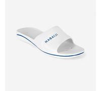 Men's Pool Slides 100 Plus White
