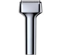 Men's Portable Reciprocating Electric Shaver, Ultra-Thin Foil with High-Speed Powerful Motor, Type-C Rechargeable Electric Razor, IPX7 Waterproof for Wet Dry Use, Silver Grooming Device