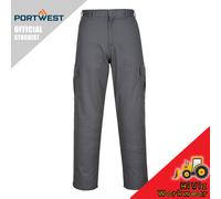 Mens Portwest Cargo Combat Action Smart Multi Pocket Work Trouser Pants Uniform