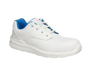 Mens Portwest FD61 White Chef/Kitchen Laced Composite Toe Cap Shoes Size 11/45