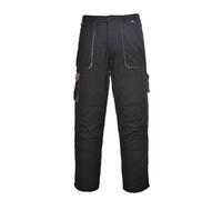 Portwest Texo Contrast Trouser, Size: M, Colour: Black Tall, TX11BKTM