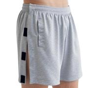 Mens Post Surgery Tearaway Shorts Underwear Full Side Open Tear Away Boxers Short Pants Elderly Easy-on Medical Wear Nursing Clothing Surgery Recovery Trousers for Fracture Bedridden S-XXL Gray