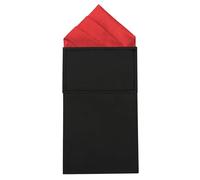 Mens Pre-Folded Pocket Squares on Card Pocket Handkerchief for Suit Accessories, Red Peak*1, One Size