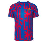 Men's Pre Match Shirt Blue 2022-2023 Barcelona Training Jersey Top Sportswear
