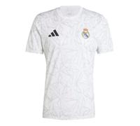 Men's Pre Match Shirt White Real Madrid 2024-2025 Soccer Jersey Top T-Shirt