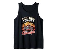 Mens Pregnancy Announcement This Guy Is Going To Be A Grandpa Tank Top