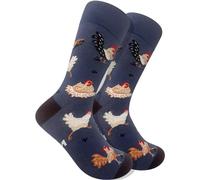 Men's Premium Comfort Chicken Socks, Chicken, 7-13
