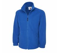 Mens Premium Full Zip Micro Fleece Jacket Uneek Heavyweight Coat Anti Pill TOP
