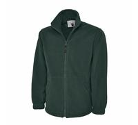 Uneek UC601 Premium Full Zip Micro Fleece Jacket 380GSM Bottle Green X XL