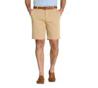 Mens Premium Stretch Chino Shorts Regular Fit Twill Shorts with Side & Button-