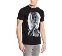 Men's Pretty Reckless The Topless Taylor Banded Collar Short Sleeve Funny Cool T-Shirt Black