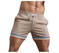 Men's Pride Month Lace-Up Beach Shorts Rainbow Lounge Boardshorts Mens Gay Shorts Gym Sweat Pride Accessories Clothing LGBTQ for LGBT Party Parades, Carnivals, Festival Decorations and Celebrations
