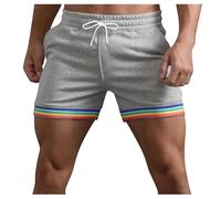 Men's Pride Month Lace-Up Beach Shorts Rainbow Lounge Boardshorts Mens Gay Shorts Gym Sweat Pride Accessories Clothing LGBTQ for LGBT Party Parades, Carnivals, Festival Decorations and Celebrations