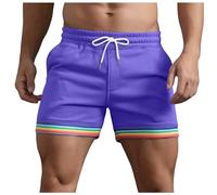 Men's Pride Month Lace-Up Beach Shorts Rainbow Lounge Boardshorts Mens Gay Shorts Gym Sweat Pride Accessories Clothing LGBTQ for LGBT Party Parades, Carnivals, Festival Decorations and Celebrations