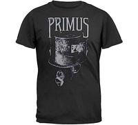 Men's Primus Monkey in Top Hat Slim-Fit Men T Shirt Black New
