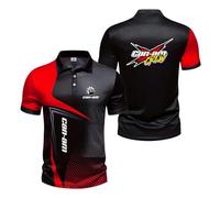 Mens Print 3D Polo Shirts Tee Top Clothes for C.a.n-a.m Contrasting Colors Gym Wear Breathable Short Sleeve Casual T-Shirt Tennis Half Sleeve-HongS||xx_l