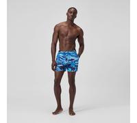 Men's Print Rondo Edge Volley Swim Shorts Navy - M M
