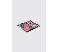 Men's Printed Bandana | Red | BOOHOOMAN