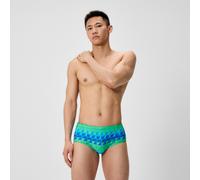 Men's Printed Brief Blue - 24 Quilt Triangle/Blue 24