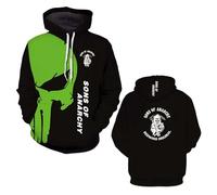 Mens Printed Hoodies for A.na.rc.h.y S.on.s Spring Autumn Coats Hooded Gym Wear Pullover 3D Tops Hoody Long Sleeve Sweatshirt Training Outwear-E||x_l