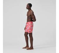 Men's Printed Redondo Edge Swim Shorts Orange/Blue - 2XL Coral Sands 2XL