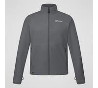 Berghaus Men's Prism Polartec Interactive Full Zip Fleece Jacket | Added Warmth | Smart Fit | Durable Design Fleece Full Zip, Grey, M