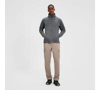 Berghaus Men's Prism Polartec Interactive Full Zip Fleece Jacket | Added Warmth | Smart Fit | Durable Design Fleece Full Zip, Grey, 2XL
