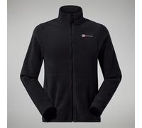 Berghaus Men's Prism Polartec Interactive Full Zip Fleece Jacket | Added Warmth | Smart Fit | Durable Design Fleece Full Zip, Black/Black, XS