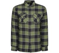 Men's Professional Casual Workwear Durable Shelford Padded Cotton Check Shirt - Comfortable & Stylish Long Sleeve Shirt for Outdoor & Office Work