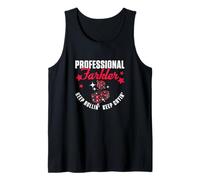 Mens Professional Farkler Keep Rollin' Keep Cryin' Farkle Players Tank Top
